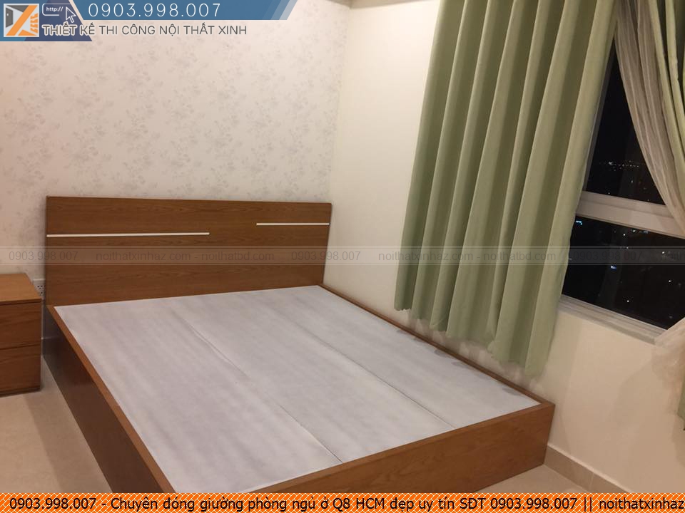 Chuyên đóng giường phòng ngủ ở Q8 HCM đẹp uy tín SĐT 0903.998.007