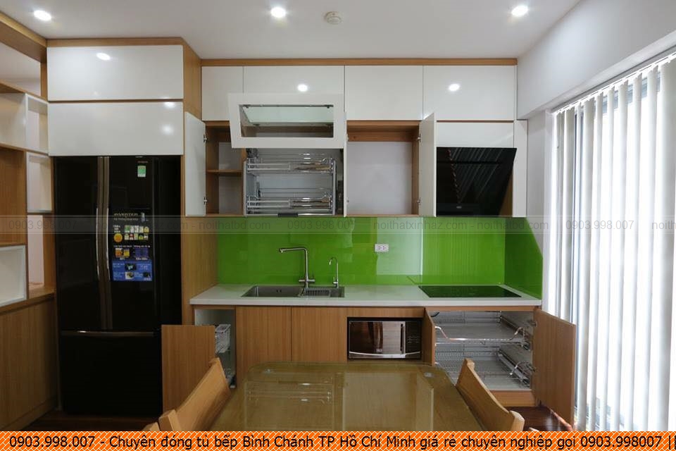 Chuyên đóng tủ bếp Bình Chánh TP Hồ Chí Minh giá rẻ chuyên nghiệp gọi 0903.998007