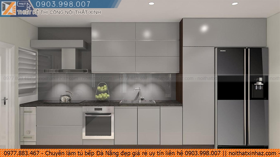 Chuyên làm tủ bếp Đà Nẵng đẹp giá rẻ uy tín liên hệ 0903.998.007