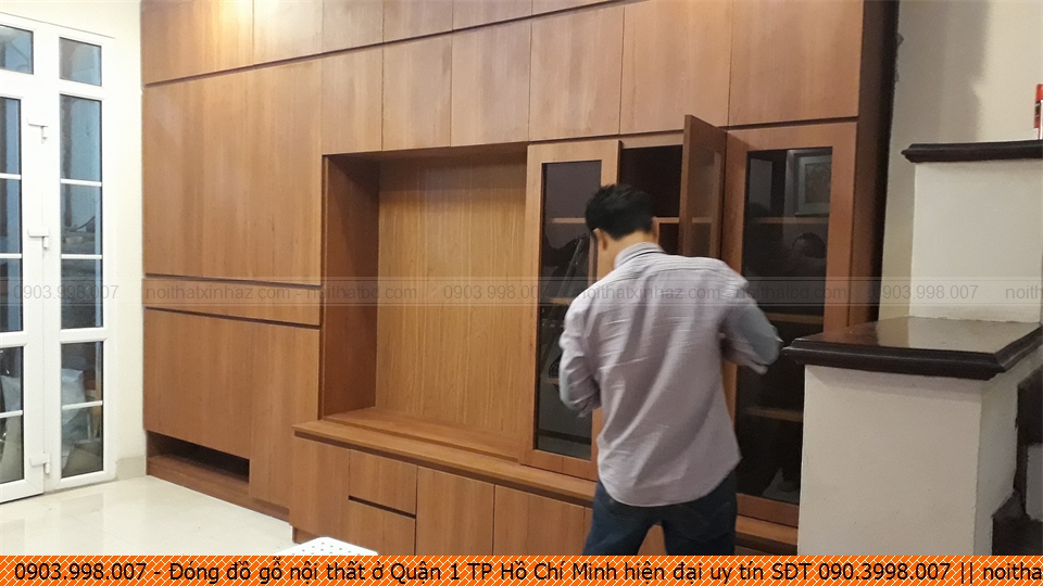 Đóng đồ gỗ nội thất ở Quận 1 TP Hồ Chí Minh hiện đại uy tín SĐT 090.3998.007