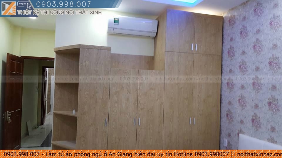 Làm tủ áo phòng ngủ ở An Giang hiện đại uy tín Hotline 0903.998007