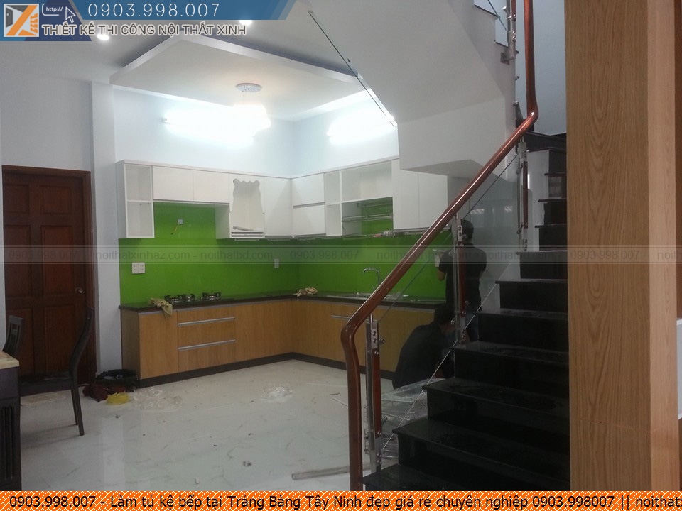 Làm tủ kệ bếp tại Trảng Bàng Tây Ninh đẹp giá rẻ chuyên nghiệp 0903.998007