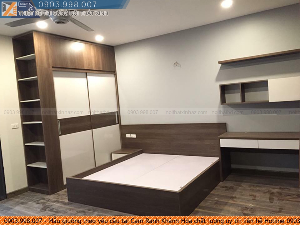 Mẫu giường theo yêu cầu tại Cam Ranh Khánh Hòa chất lượng uy tín liên hệ Hotline 0903.998007