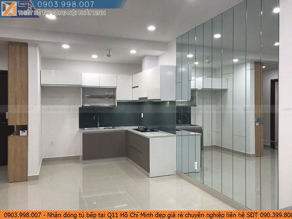 Nhận đóng tủ bếp tại Q11 Hồ Chí Minh đẹp giá rẻ chuyên nghiệp liên hệ SĐT 090.399.8007