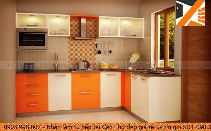 Nhận làm tủ bếp tại Cần Thơ đẹp giá rẻ uy tín gọi SĐT 090.3998.007