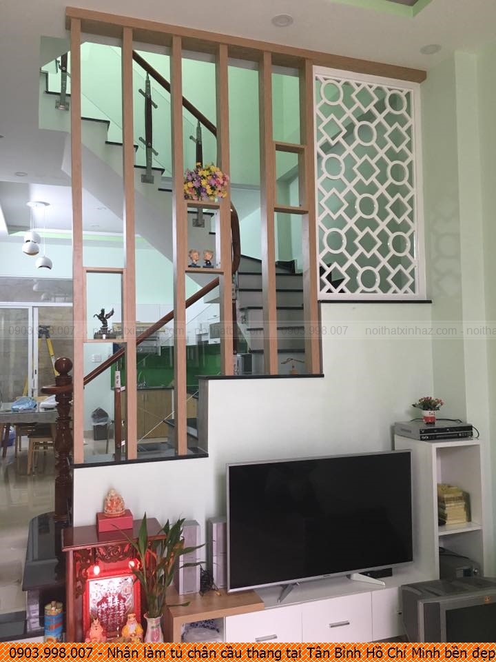Nhận làm tủ chân cầu thang tại Tân Bình Hồ Chí Minh bền đẹp uy tín SĐT 0903.998.007