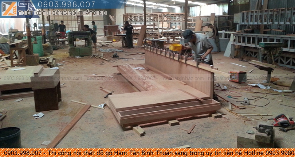 Thi công nội thất đồ gỗ Hàm Tân Bình Thuận sang trọng uy tín liên hệ Hotline 0903.998007