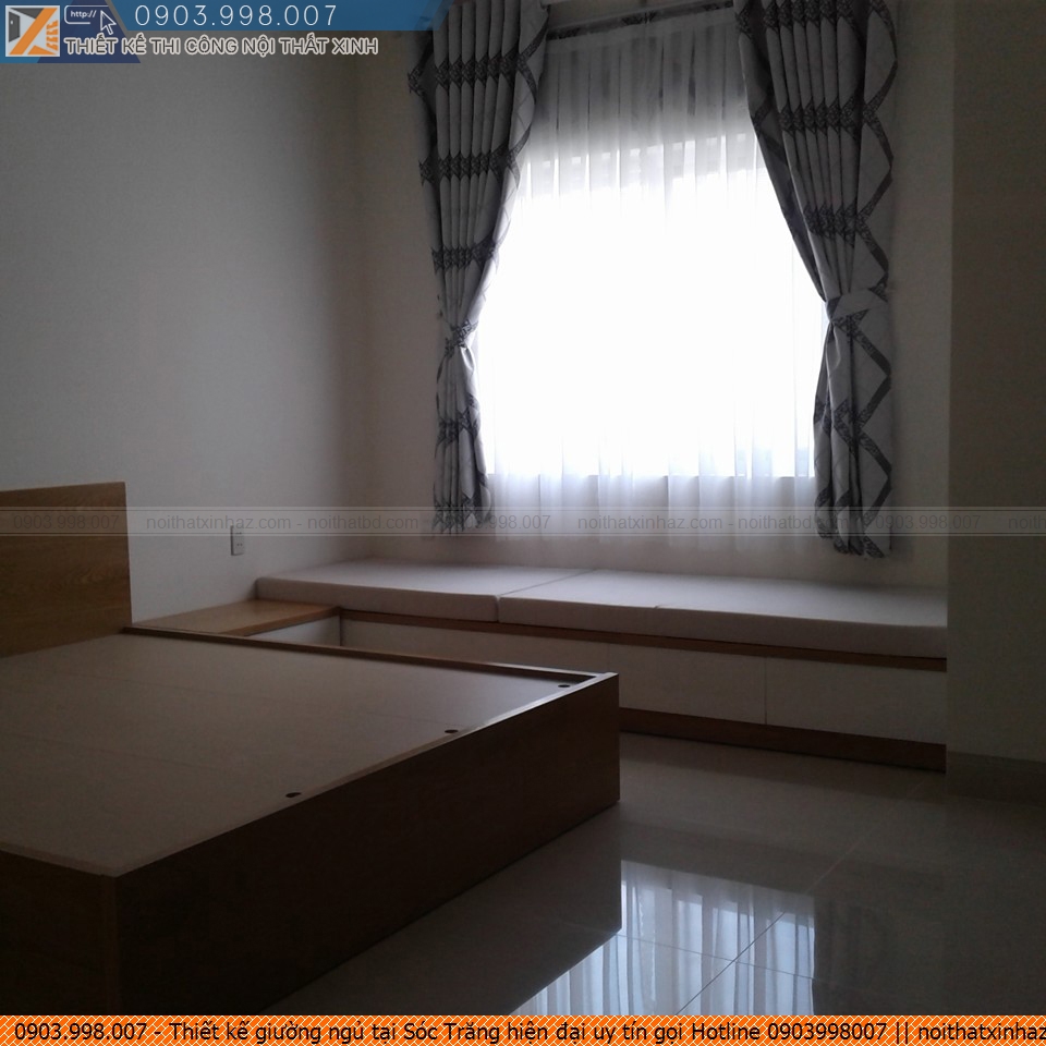 Thiết kế giường ngủ tại Sóc Trăng hiện đại uy tín gọi Hotline 0903998007