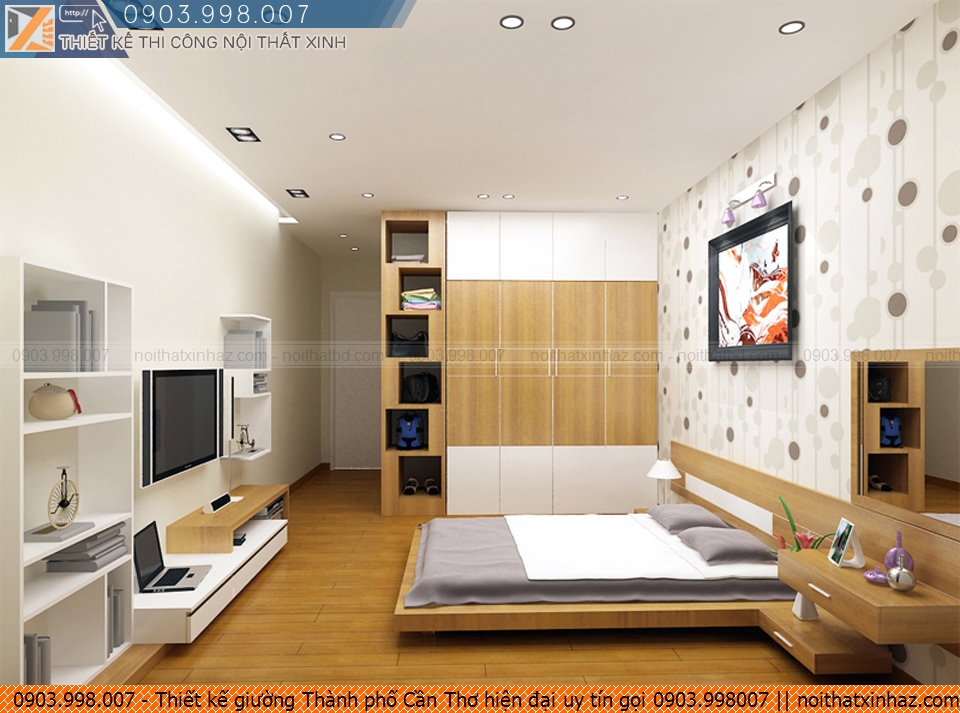 Thiết kế giường Thành phố Cần Thơ hiện đại uy tín gọi 0903.998007