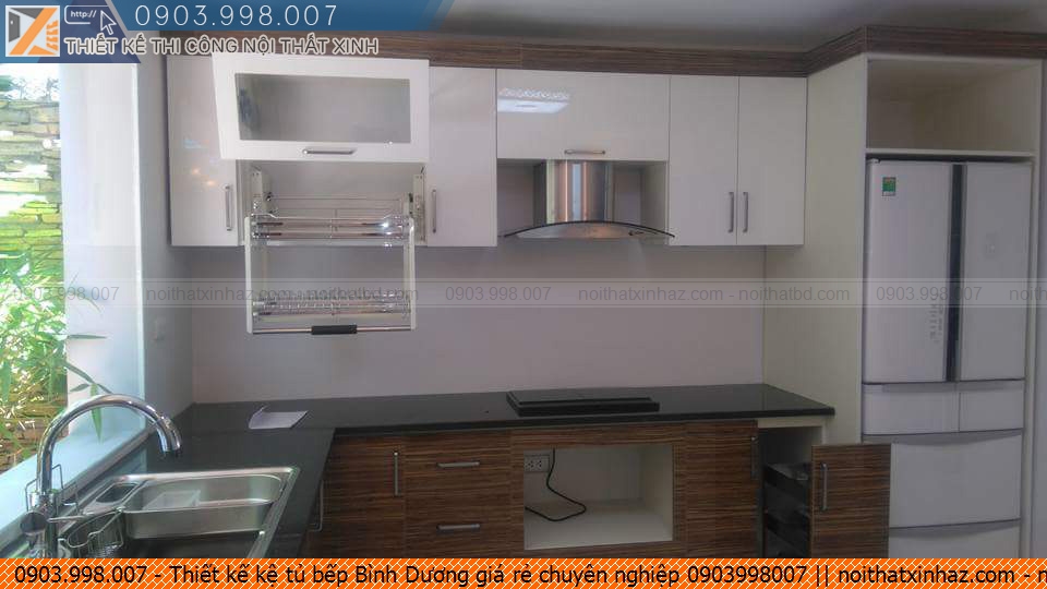 Thiết kế kệ tủ bếp Bình Dương giá rẻ chuyên nghiệp 0903998007