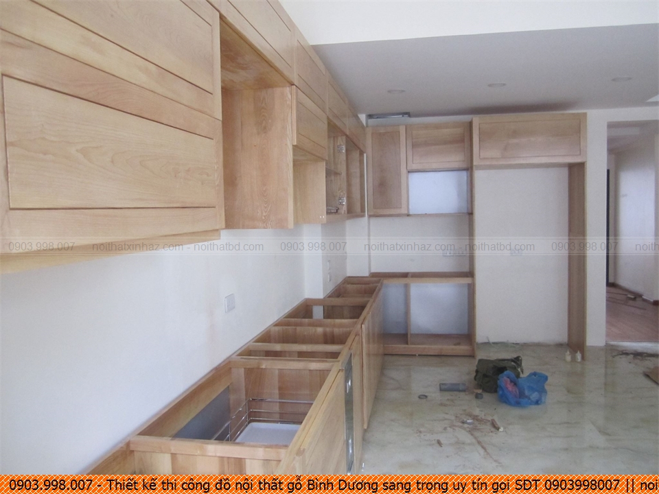 Thiết kế thi công đồ nội thất gỗ Bình Dương sang trọng uy tín gọi SĐT 0903998007