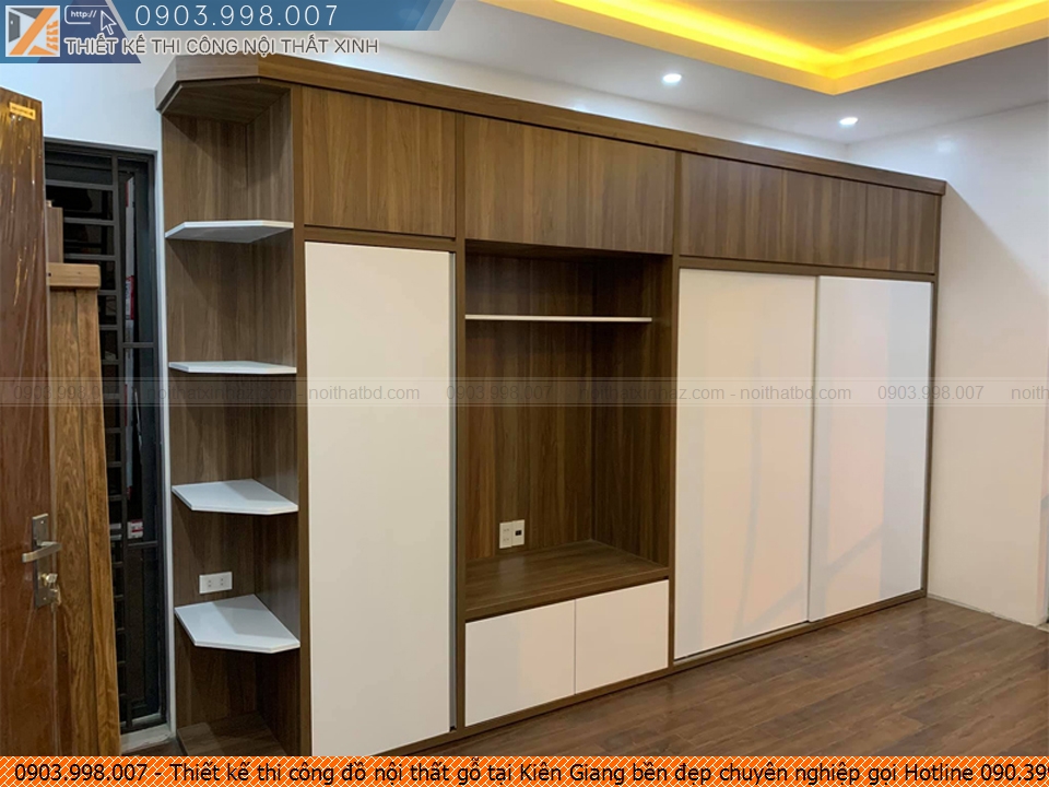 Thiết kế thi công đồ nội thất gỗ tại Kiên Giang bền đẹp chuyên nghiệp gọi Hotline 090.399.8007