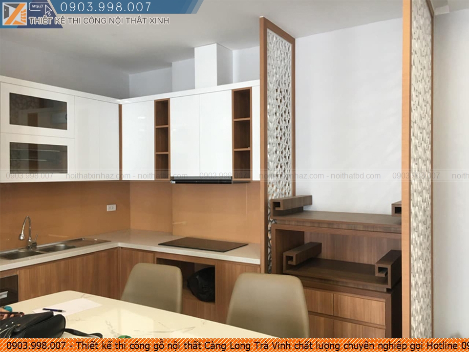 Thiết kế thi công gỗ nội thất Càng Long Trà Vinh chất lượng chuyên nghiệp gọi Hotline 090.399.8007