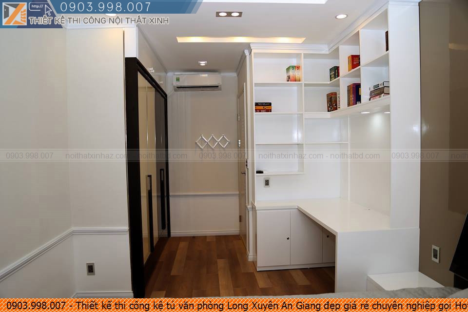 Thiết kế thi công kệ tủ văn phòng Long Xuyên An Giang đẹp giá rẻ chuyên nghiệp gọi Hotline 090.399.8007