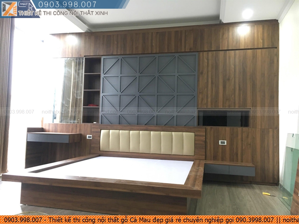 Thiết kế thi công nội thất gỗ Cà Mau đẹp giá rẻ chuyên nghiệp gọi 090.3998.007