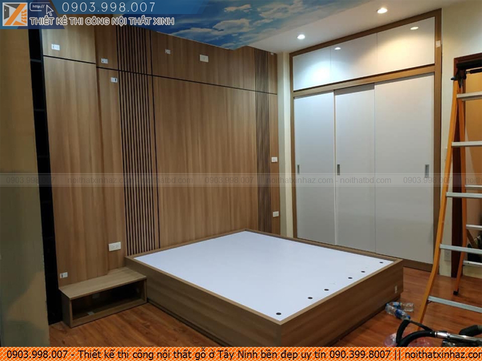 Thiết kế thi công nội thất gỗ ở Tây Ninh bền đẹp uy tín 090.399.8007
