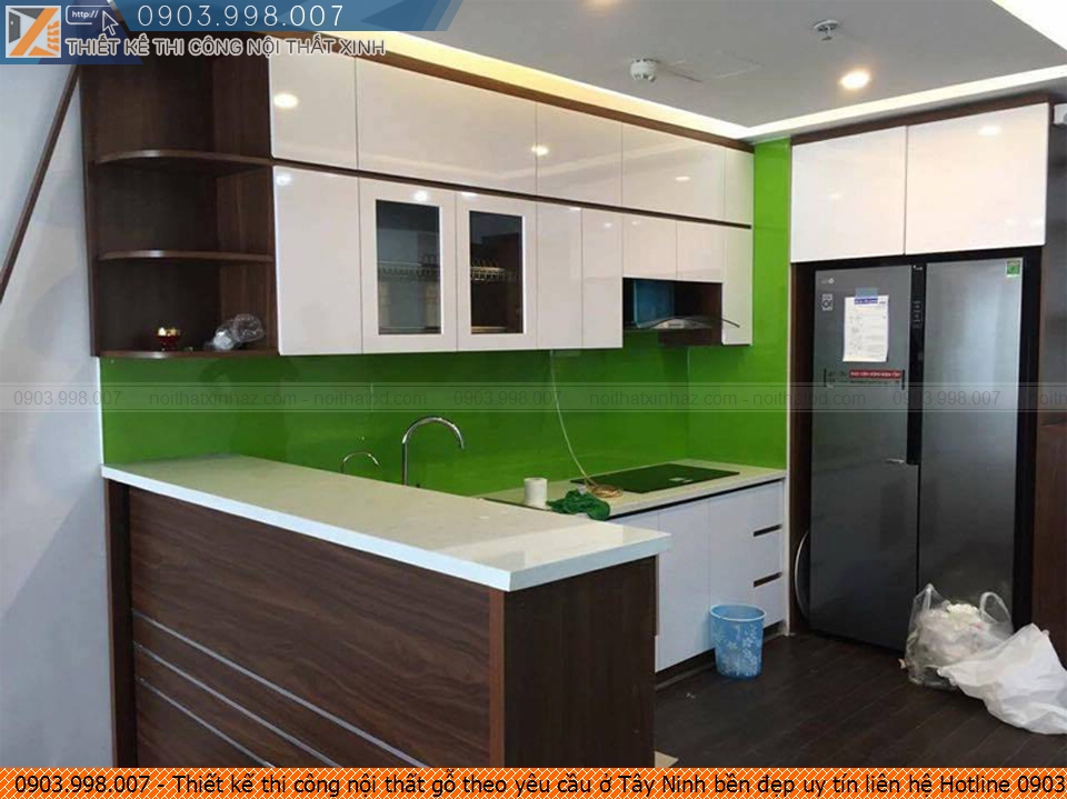 Thiết kế thi công nội thất gỗ theo yêu cầu ở Tây Ninh bền đẹp uy tín liên hệ Hotline 0903998007