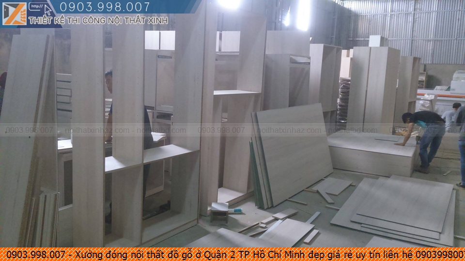 Xưởng đóng nội thất đồ gỗ ở Quận 2 TP Hồ Chí Minh đẹp giá rẻ uy tín liên hệ 0903998007