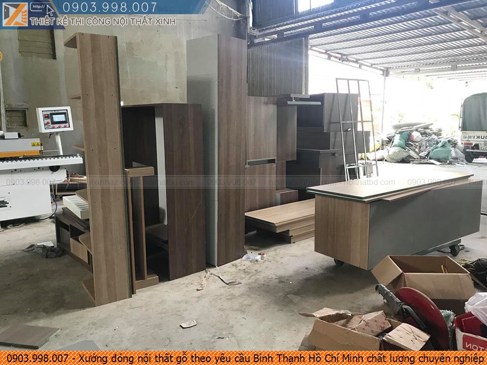Xưởng đóng nội thất gỗ theo yêu cầu Bình Thạnh Hồ Chí Minh chất lượng chuyên nghiệp 090.3998.007