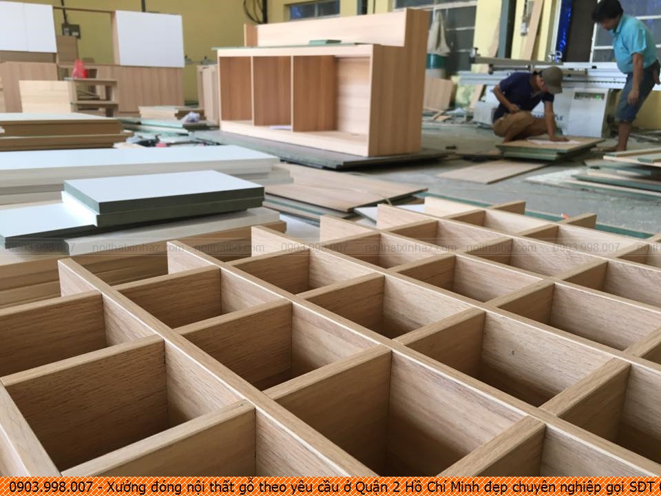 Xưởng đóng nội thất gỗ theo yêu cầu ở Quận 2 Hồ Chí Minh đẹp chuyên nghiệp gọi SĐT 0903.998007