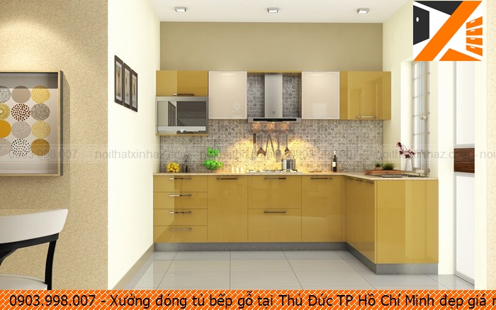 Xưởng đóng tủ bếp gỗ tại Thủ Đức TP Hồ Chí Minh đẹp giá rẻ chuyên nghiệp SĐT 090.3998.007