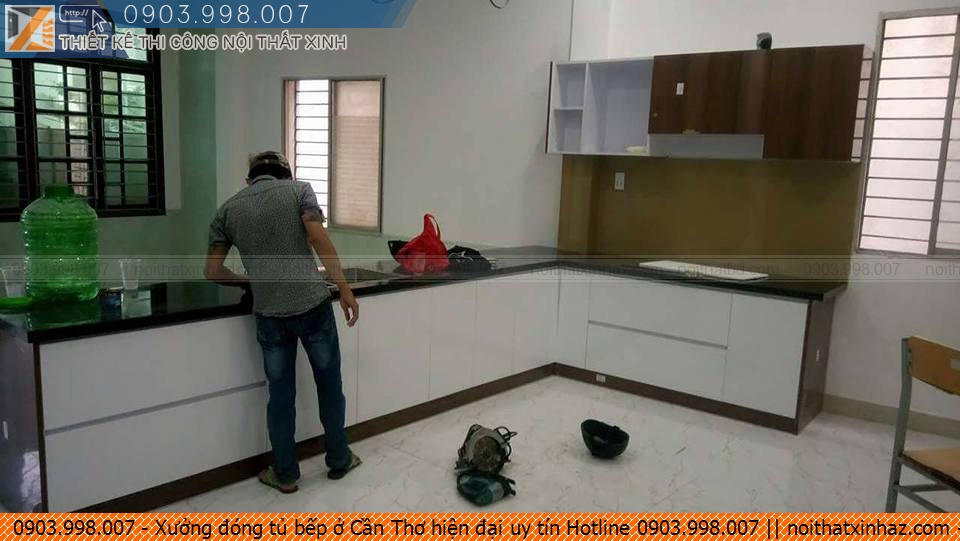 Xưởng đóng tủ bếp ở Cần Thơ hiện đại uy tín Hotline 0903.998.007