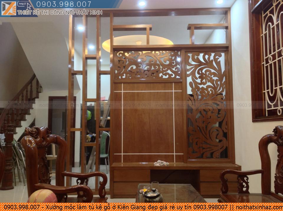 Xưởng mộc làm tủ kệ gỗ ở Kiên Giang đẹp giá rẻ uy tín 0903.998007