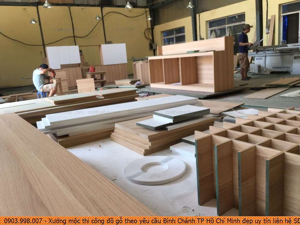 Xưởng mộc thi công đồ gỗ theo yêu cầu Bình Chánh TP Hồ Chí Minh đẹp uy tín liên hệ SĐT 0903.998.007