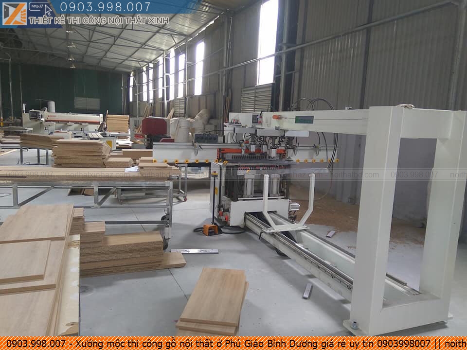 Xưởng mộc thi công gỗ nội thất ở Phú Giáo Bình Dương giá rẻ uy tín 0903998007