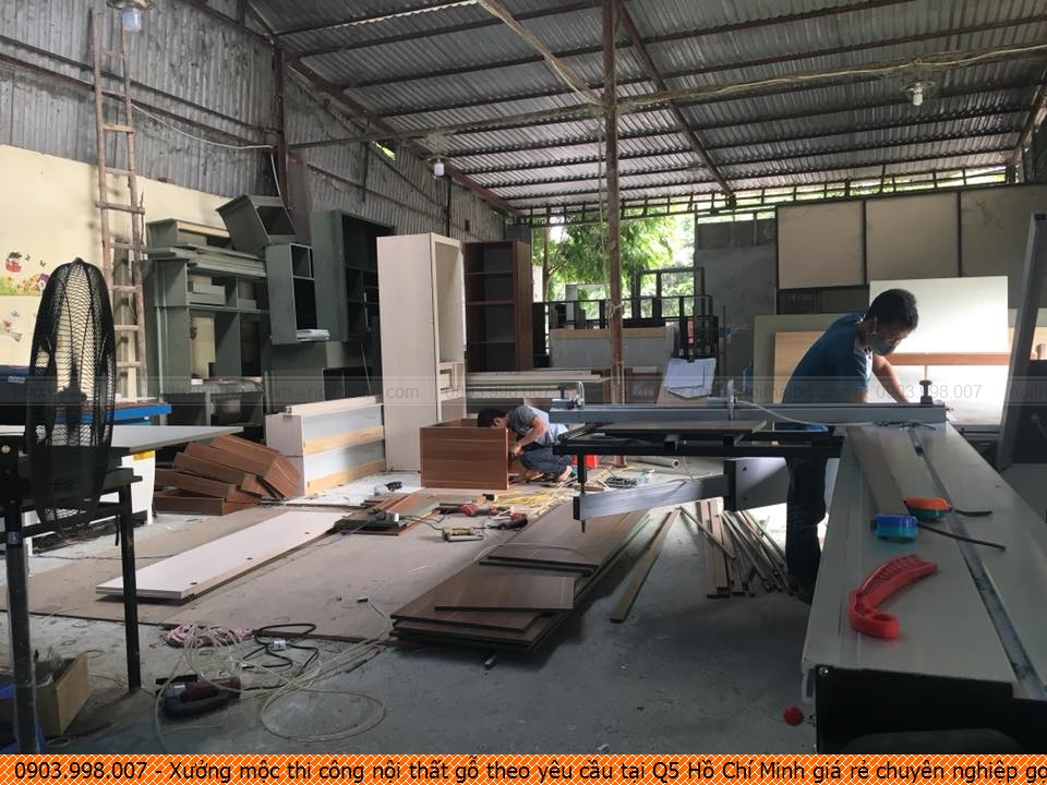 Xưởng mộc thi công nội thất gỗ theo yêu cầu tại Q5 Hồ Chí Minh giá rẻ chuyên nghiệp gọi 0903.998.007